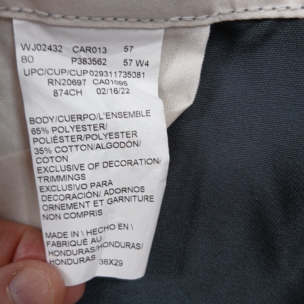Dickies Men's 38x29 Gray Work Pants Original Fit 874 Style - Picture 6 of 9